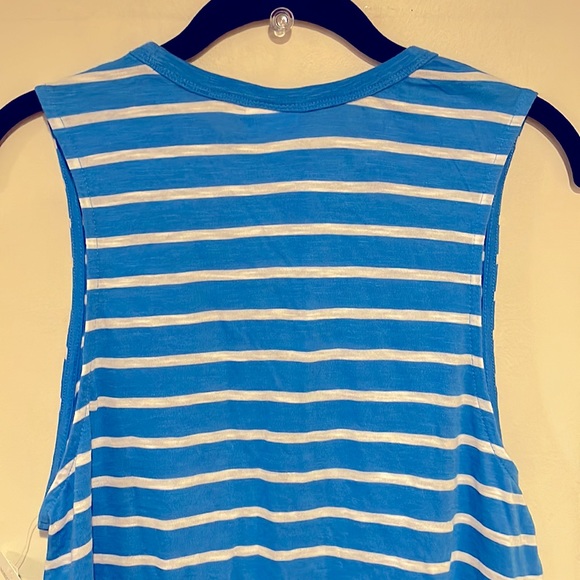 Cotton and Modal Striped Tee XL NWT - Picture 6 of 7